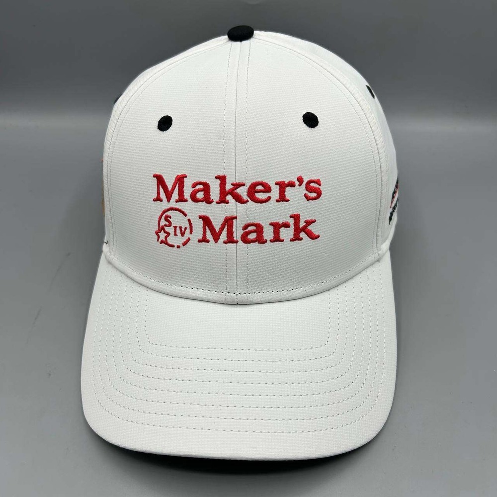 Maker's Mark SIV Loretto Kentucky Hat Men White The Game Strap Back Cap New